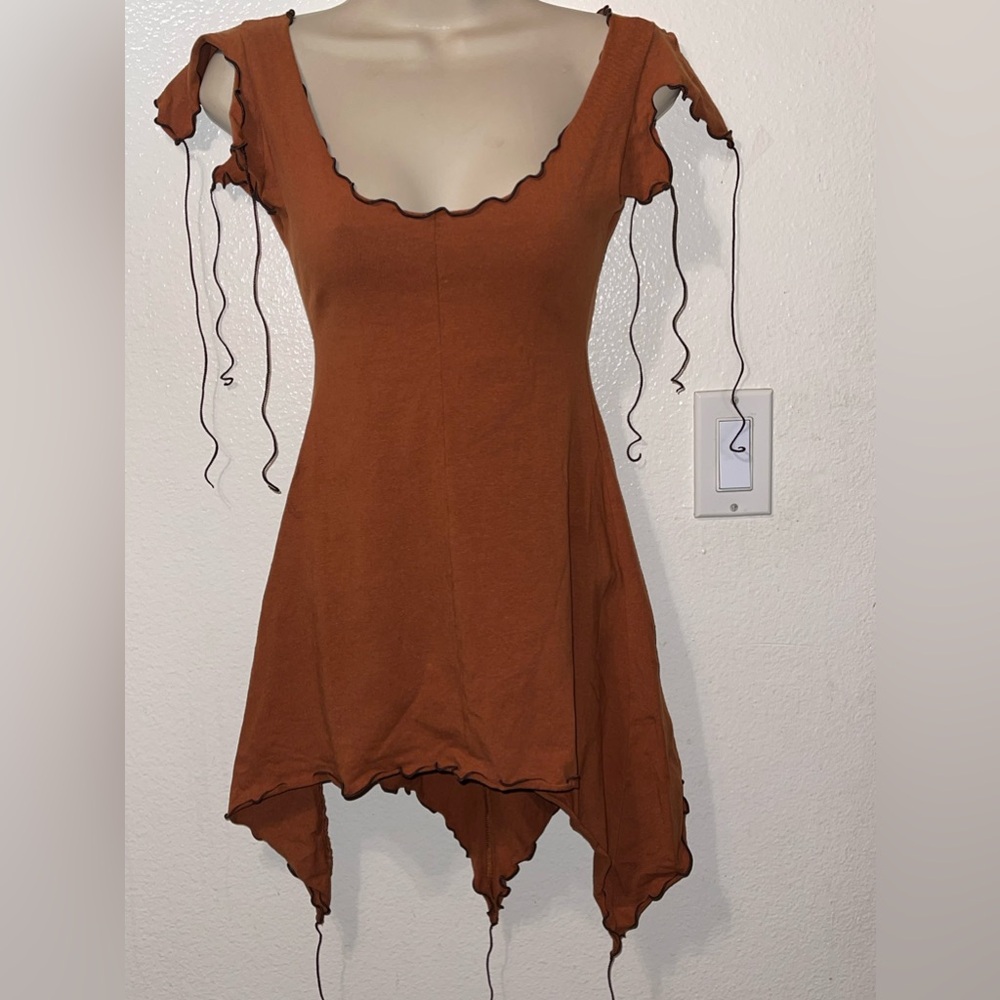 Brown dress size small